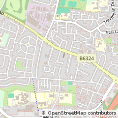 Map of Newcastle Upon Tyne, Tyne & Wear