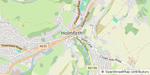 Map of Holmfirth