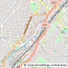 Map of Sheffield, South Yorkshire