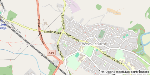 Map of Northwich