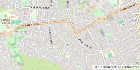 Map of Newcastle Upon Tyne, Tyne and Wear