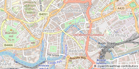 Map of Bristol
