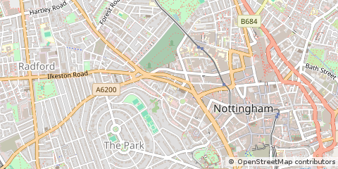 Map of Nottingham