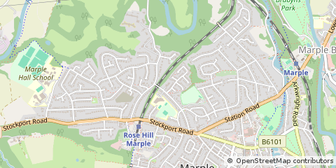 Map of Stockport