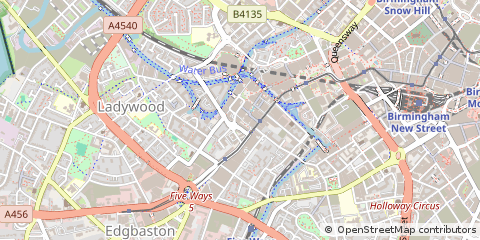 Map of Birmingham