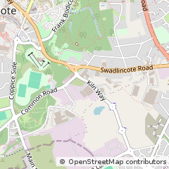 Map of Swadlincote