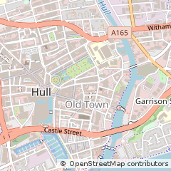 Map of Hull, East Yorkshire