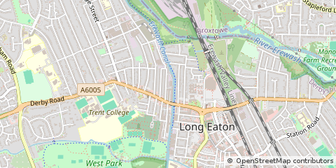 Map of Nottinghamshire