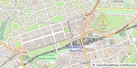 Map of Edinburgh