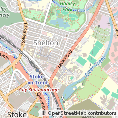 Map of Stoke-on-Trent