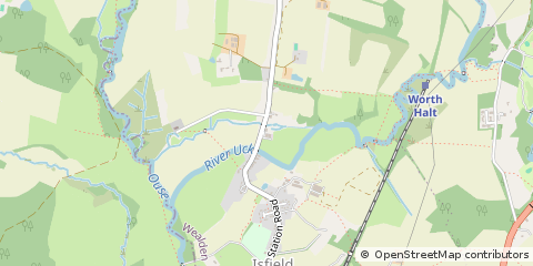 Map of Uckfield