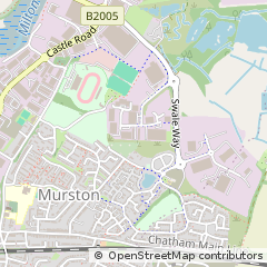 Map of Sittingbourne, Kent