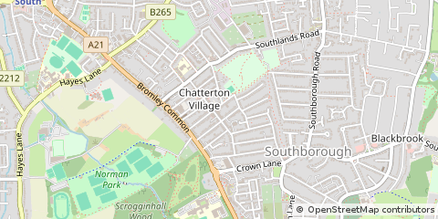 Map of Bromley