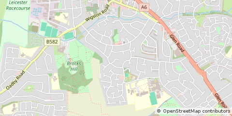 Map of Leicester