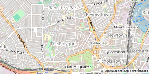Map of Southampton