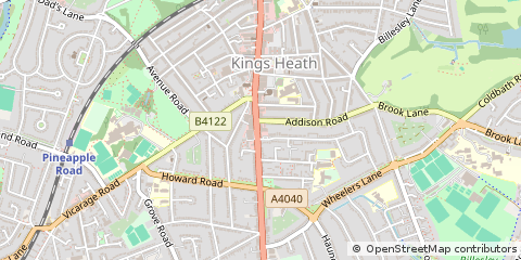 Map of Birmingham