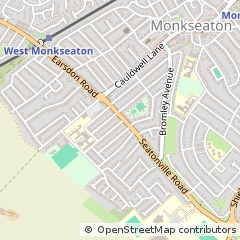 Map of Monkseaton, Tyne and Wear
