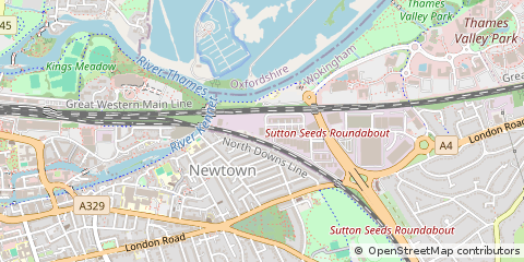 Map of Reading