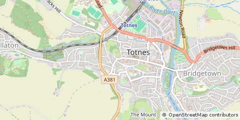 Map of Totnes