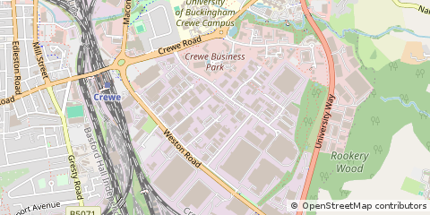 Map of Crewe