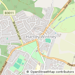 Map of Hook, Hampshire