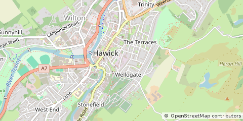 Map of Hawick