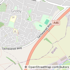 Map of Leicester