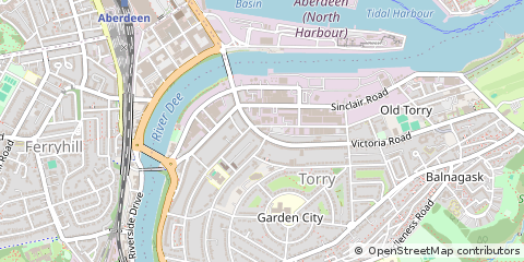 Map of Aberdeen