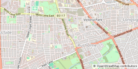 Map of Manchester