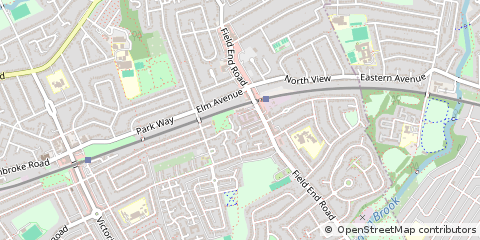 Map of Ruislip