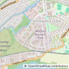 Map of Watford, Hertfordshire