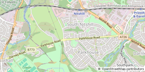 Map of Glasgow