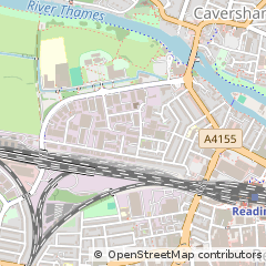Map of Reading, Berkshire