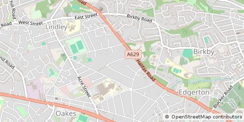 Map of Huddersfield