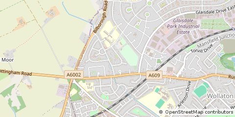Map of Nottingham