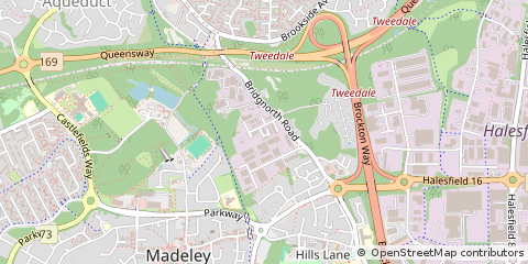 Map of Telford, Shropshire
