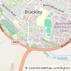 Map of Brackley, Northamptonshire