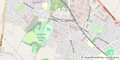 Map of Coalville