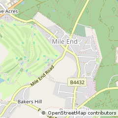 Map of Coleford, Gloucestershire