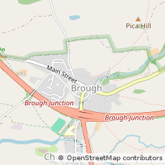 Map of Kirkby Stephen, Cumbria