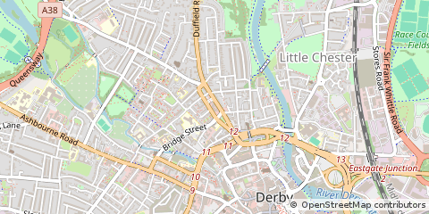 Map of Derby