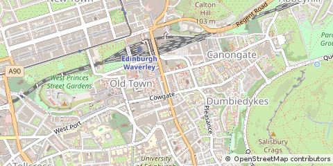 Map of Edinburgh