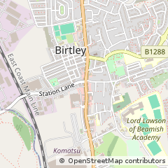 Map of Chester LE Street, Durham