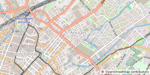 Map of Manchester