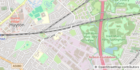Map of Liverpool, Merseyside