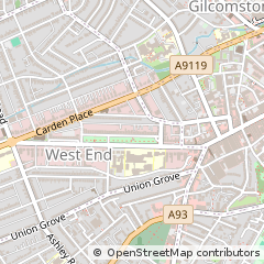 Map of Aberdeen