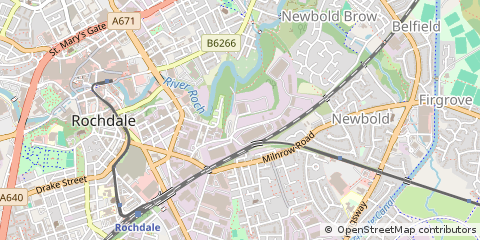 Map of Rochdale