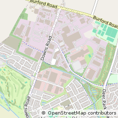 Map of Witney, Oxfordshire