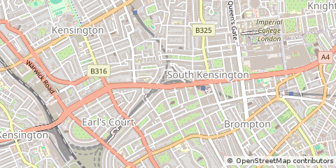 Map of Kensington, London
