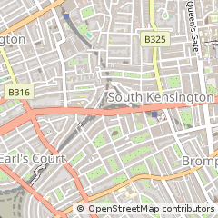 Map of Kensington, London
